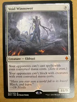 MTG 1x Void Winnower # 17 Battle for Zendikar Magic the Gathering Card x1 NM - Image 1
