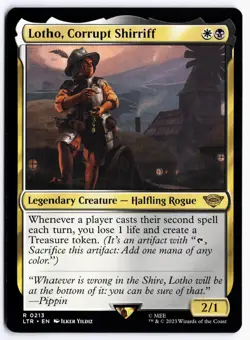Lotho, Corrupt Shirriff R Universes Beyond: The Lord of the Rings: NM - Image 1