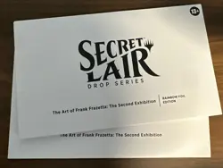 Rainbow Foil Secret Lair - Art of Frank Frazetta sealed MTG - 2nd edition - Foil - Image 1