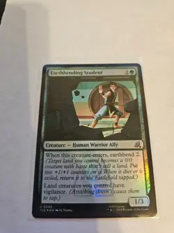 Earthbending Student FOIL MTG Avatar: TLA Eternal-Legal Nm/M - Image 1