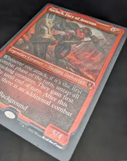 Karlach, Fury of Avernus (Foil Etched) - MTG Magic CLB Baldur's Gate- Misprint - Image 5