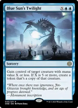 BLUE SUN'S TWILIGHT mtg NM-M Phyrexia All Will Be One 1 Rare - Image 1