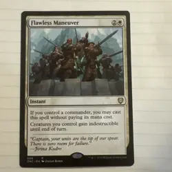 Flawless Maneuver Commander: Phyrexia: All Will Be One Regular - Image 1