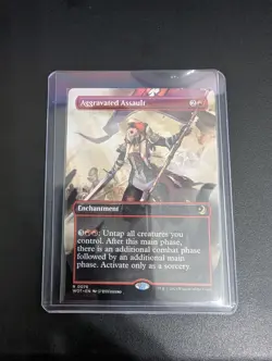 Aggravated Assault (Anime Borderless) Wilds of Eldraine: Enchanting Tales... - Image 1