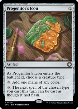 Progenitor's Icon #100 | NM | The Lost Caverns of Ixalan Commander Magic MTG - Image 1
