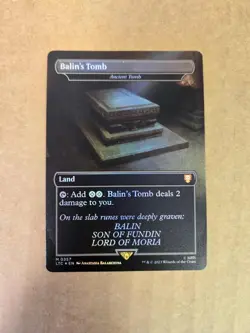 *FOIL* Balin's Tomb (Ancient Tomb) Magic MTG Commander The Lord of the Rings NM - Image 1