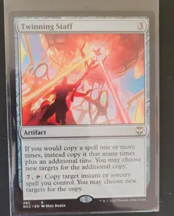 Magic The Gathering TWINNING STAFF - Image 1