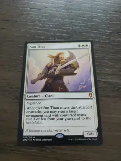 MTG Magic the Gathering Sun Titan (37/332) Commander Anthology 2018 NM - Image 1