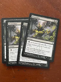 MTG Magic the Gathering New Phyrexia Dismember NM - Image 2