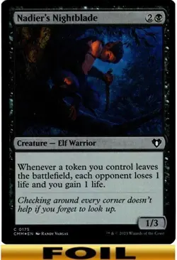 1x - Nadier's Nightblade - [SELECT] - Various Sets - CUC NM MTG - Image 4