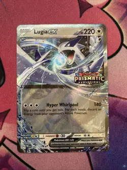 Lugia ex 082/131 Prismatic Evolutions Stamp Premium Collection Holo Pokemon NM - Image 1