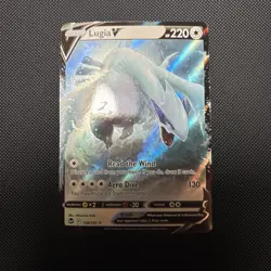 Pokemon Lugia v TCG 138/195 NM Sword & Shield Silver Tempest - Image 2