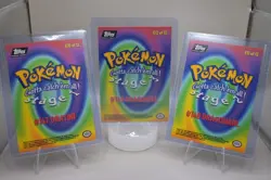 Topps Pokemon Dratini Dragonair Dragonite E10 E11 E12 Black Logo Set - Image 2