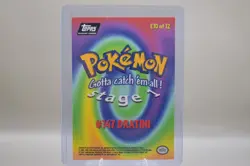 Topps Pokemon Dratini Dragonair Dragonite E10 E11 E12 Black Logo Set - Image 4