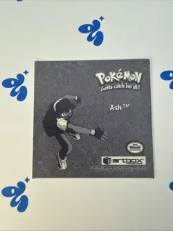Pokemon 1999 Artbox Series 1 PRIZM Sticker Ash Pr07. - Image 2