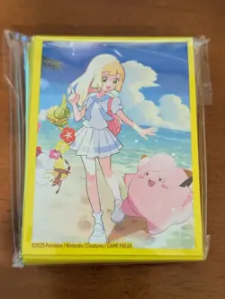 Pokemon TCG Lillie’s Clefairy Tournament Collection Sleeves - Image 1