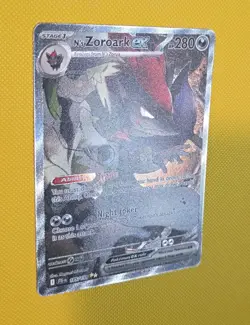 N's Zoroark ex SIR 185/159 Sv09: Journey Together Holo Pokemon TCG - Image 5