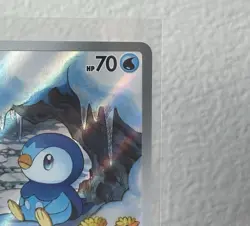 Pokemon TCG Piplup 98/94 Phantasmal Flames Illustration Rare NM - Image 3
