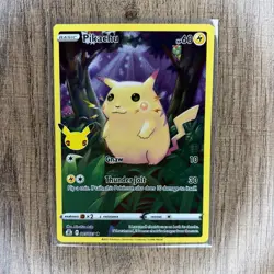 Pokemon TCG Pikachu Celebrations 005/025 2021 Full Art Holo Rare LP - Image 1