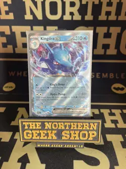 POKEMON - KINGDRA EX 012/064 DOUBLE RARE HOLO SCARLET & VIOLET SHROUDED FABLE - Image 1