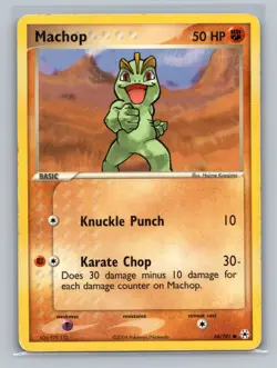 Pokemon TCG Machop 64/101 Hidden Legends Normal MP - Image 1