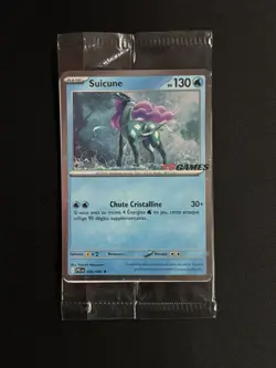Pokemon TCG - Suicune 026/094 - EB Games Stamped Promo SEALED - NM/M - French FR - Image 1