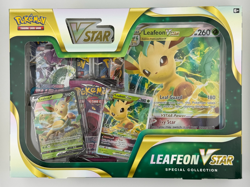 Pokemon TCG: Leafeon VSTAR Special Collection Box Sealed w/ Evolving Skies Packs - Image 1