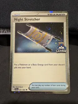 Pokemon Night Stretcher Great Ball League Promo Asia Stamp 061/064 NM - Image 2