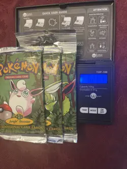 Wizards of the Coast Pokemon Jungle Booster 3x Pack Art Set- Factory Sealed 1999 - Image 3