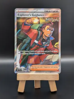 Pokemon TCG: Explorer's Guidance 200/162 Temporal Forces Full Art Trainer - Image 1