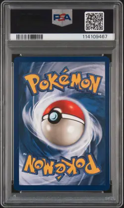 1999 POKEMON FOSSIL 1ST ED #52 OMANYTE PSA 8 - Image 2
