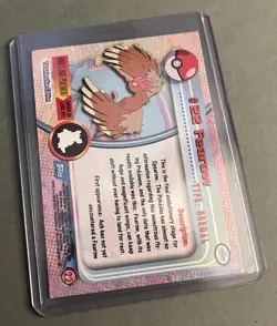 Pokemon TCG Fearow 22 Topps Holo Foil 2000 Series 1 TV Animation Edition - Image 2