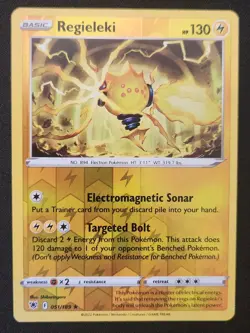 Regieleki 051/189 SWSH Astral Radiance Reverse Holo Rare Pokemon 2022 NM - Image 1