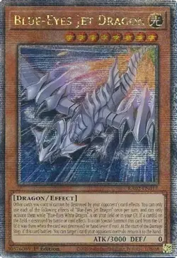 Yugioh! LP Blue-Eyes Jet Dragon - RA02-EN017 - Quarter Century Secret Rare - 1st - Image 1