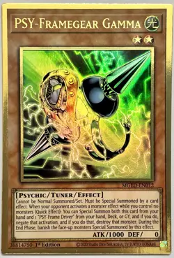 MGED-EN012 PSY-Framegear Gamma - Premium Gold Rare 1st Edition Near Mint YuGiOh - Image 1