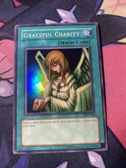 Graceful Charity SDP-040 Unlimited Edition Super Rare Yu-Gi-Oh - Image 1