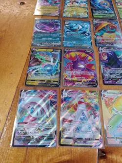 Pokemon Card Lot 16 Binder VMAX VSTAR Lot Full Art Lot Team Rocket Mint Rare - Image 2