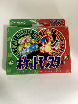 Very Rare Pokemon poker card Red & Green Playing Cards 1996 Charizard From JP 02 - Image 1