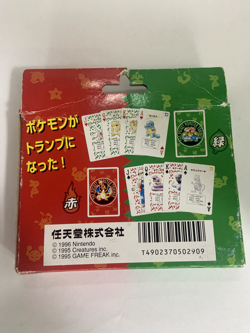 Very Rare Pokemon poker card Red & Green Playing Cards 1996 Charizard From JP 02 - Image 2