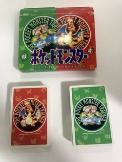 Very Rare Pokemon poker card Red & Green Playing Cards 1996 Charizard From JP 02 - Image 3