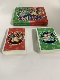 Very Rare Pokemon poker card Red & Green Playing Cards 1996 Charizard From JP 02 - Image 4