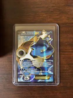 Pokemon Blastoise EX Full Art Holo Ultra Rare Card 142/146 XY Base Set - Image 1