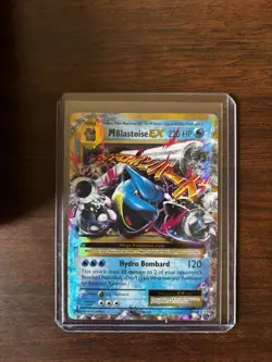 Pokemon Blastoise EX Full Art Holo Ultra Rare Card 142/146 XY Base Set - Image 3
