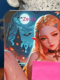 1/1 Only 1 Made Zelda F/N Princess Game NSFW Lonestar Customs Waifu Card - Image 2