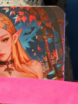 1/1 Only 1 Made Zelda F/N Princess Game NSFW Lonestar Customs Waifu Card - Image 3