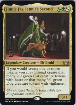 Jinnie Fay, Jetmir's Second FOIL NM #195 Prerelease Cards MTG - Image 1