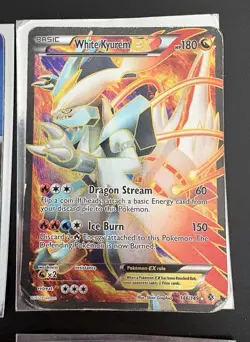 Pokemon TCG White Kyurem EX Full Art Holo Card Boundaries Crossed 146/149 - Image 1