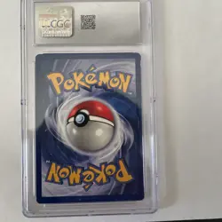 Machop Shadowless 52/102 1999 Base Set Pokemon Card CGC 8 - Image 2