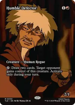 ~ Humble Defector (Borderless) ~ NM ~ MTG: Avatar ~ MTG ~ - Image 1