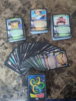 DBZ Dragon Ball Z CCG Saiyan Saga LOT 375 Cards - 43 FOILS - LIST IN DESCRIPTION - Image 1
